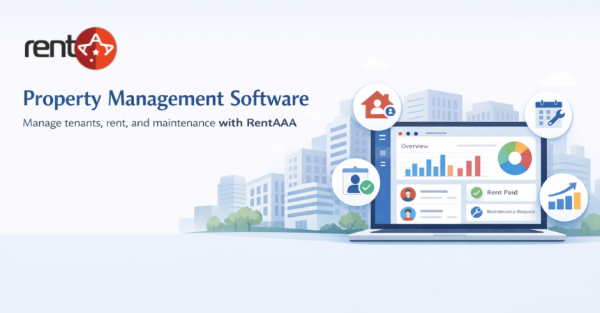 Rental property management system with automated operations