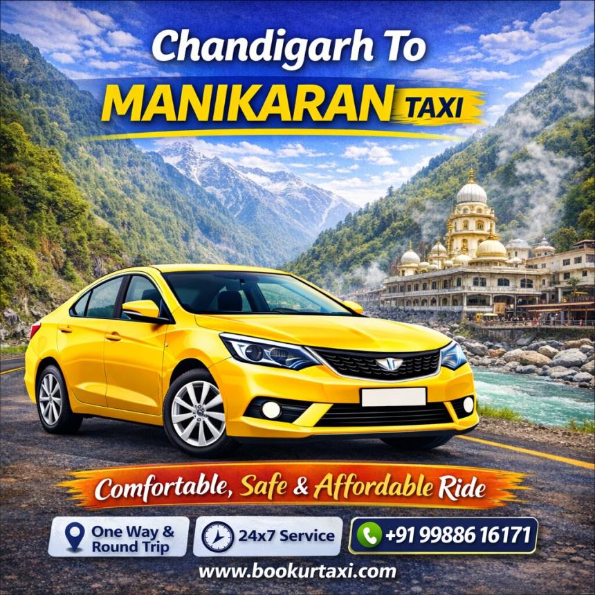 chandigarh to manikaran taxi