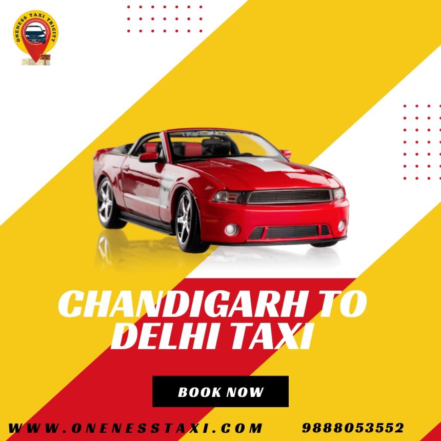 Chandigarh to Delhi Airport Taxi Service