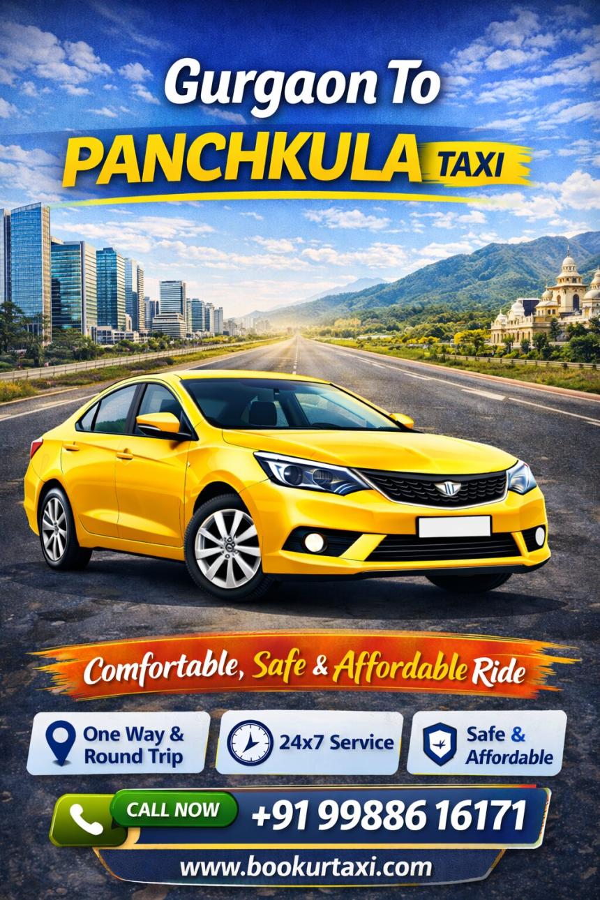 Gurgaon To Panchkula Taxi