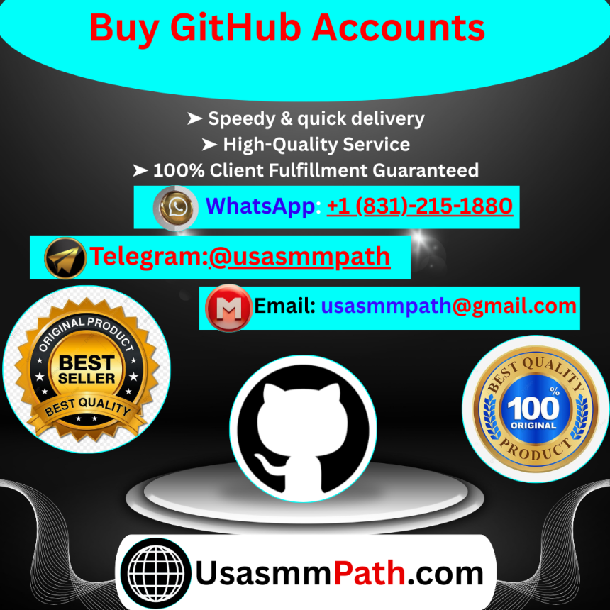 Best 11 Sources to Buying Old GitHub Accounts in 2026 GitHub has become one of the most important platforms for developers, startups, and digital businesses. Many companies rely on it to host code, collaborate with teams,   and showcase development portfolios. Because reputation and trust matter on the platform, some marketers and agencies look for aged GitHub accounts to build credibility faster. ✅␥▰␥❖⊹₊⟡🚩⋆✅␥▰␥❖⊹₊⟡⋆✅␥▰␥❖🚩⊹₊⟡⋆✅␥▰␥❖⊹₊🚩⟡⋆✅␥▰␥❖⊹₊ If you want to more information just contact now here ➥ 24 Hours Reply/Contact ➤ Telegram:@usasmmpath ➤ WhatsApp: +1 (831)-215-1880 ➤ Email: usasmmpath@gmail.com https://usasmmpath.com/product/buy-github-accounts/ ✅␥▰␥❖⊹₊⟡🚩⋆✅␥▰␥❖⊹₊⟡⋆✅␥▰␥❖🚩⊹₊⟡⋆✅␥▰␥❖⊹₊🚩⟡⋆✅␥▰␥❖⊹₊ Older accounts often appear more trustworthy because they have longer activity histories and contributions. Studies on online promotion networks show that mature accounts are often perceived as more reliable and reputable than newly created profiles, which is why many marketing services prefer them. In this guide, we’ll explore 11 popular sources people discuss for buying or acquiring aged GitHub accounts in 2026, along with important considerations before purchasing.  Why People Look for Old GitHub Accounts Before diving into the sources, it’s important to understand why aged accounts are valuable. 1. Higher Trust and Credibility Older accounts tend to look more authentic. When an account has been active for years, it usually appears more legitimate to collaborators and developers. 2. Faster Repository Growth Repositories created from older accounts may attract attention faster because the account already has history and followers. ✅␥▰␥❖⊹₊⟡🚩⋆✅␥▰␥❖⊹₊⟡⋆✅␥▰␥❖🚩⊹₊⟡⋆✅␥▰␥❖⊹₊🚩⟡⋆✅␥▰␥❖⊹₊ If you want to more information just contact now here ➥ 24 Hours Reply/Contact ➤ Telegram:@usasmmpath ➤ WhatsApp: +1 (831)-215-1880 ➤ Email: usasmmpath@gmail.com https://usasmmpath.com/product/buy-github-accounts/ ✅␥▰␥❖⊹₊⟡🚩⋆✅␥▰␥❖⊹₊⟡⋆✅␥▰␥❖🚩⊹₊⟡⋆✅␥▰␥❖⊹₊🚩⟡⋆✅␥▰␥❖⊹₊