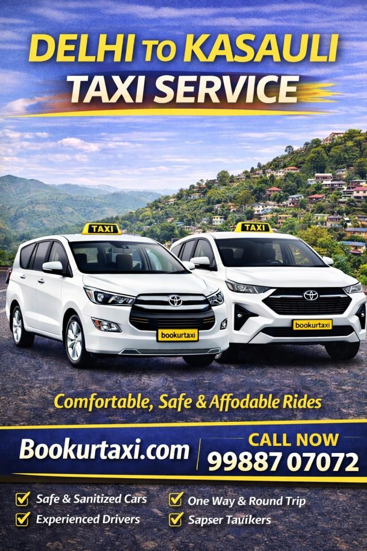 Delhi To Kasauli Taxi