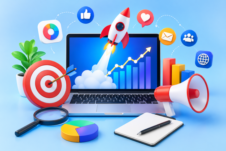row Your Business with Smart Online Marketing Strategies
