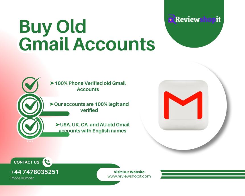 Buy Old Gmail Accounts