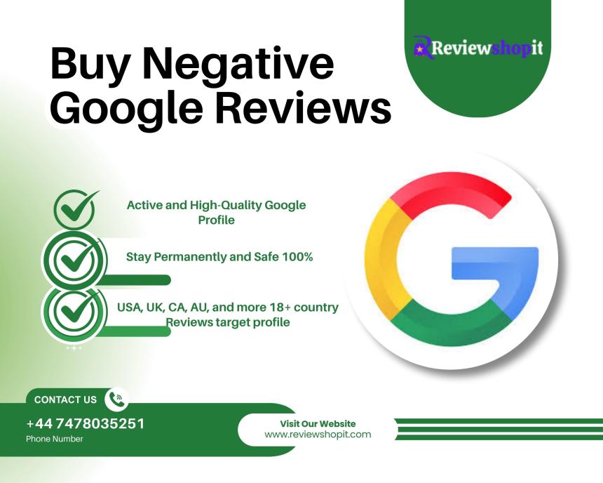 Buy Negative Google Reviews