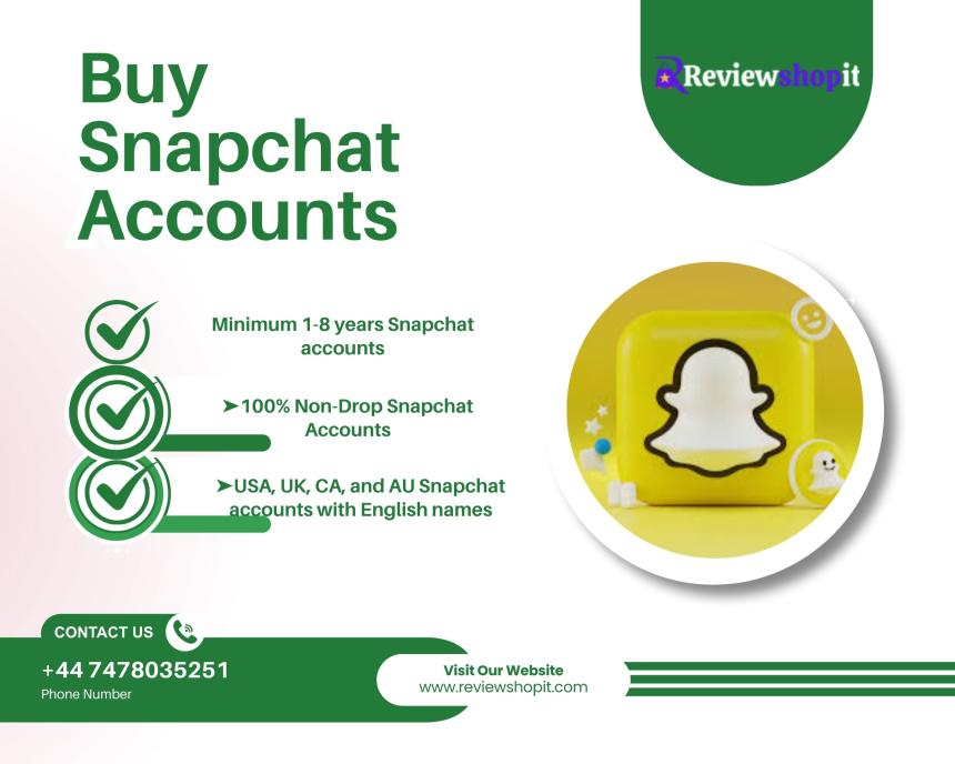 Buy Snapchat Accounts