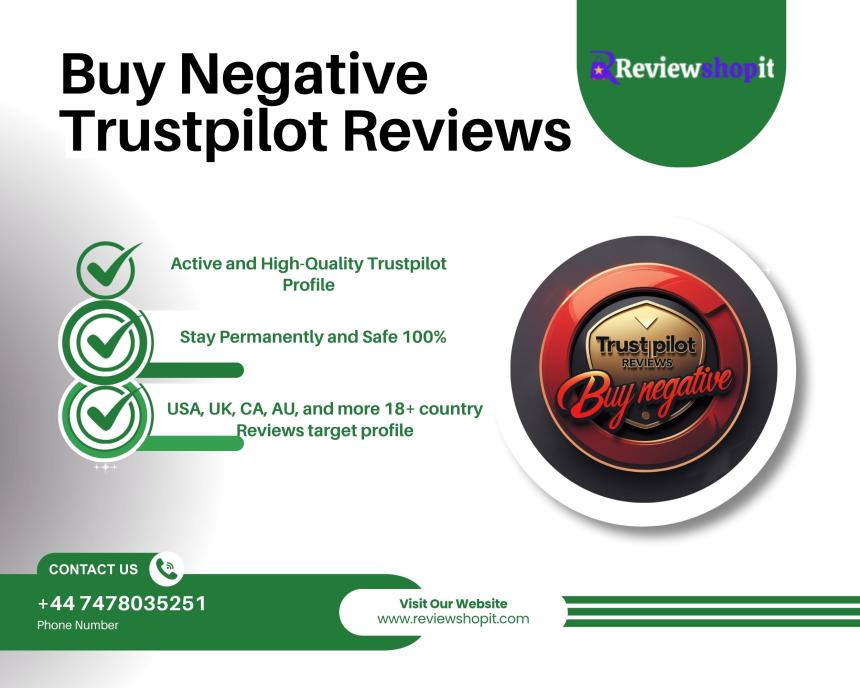 Buy Negative Trustpilot Reviews