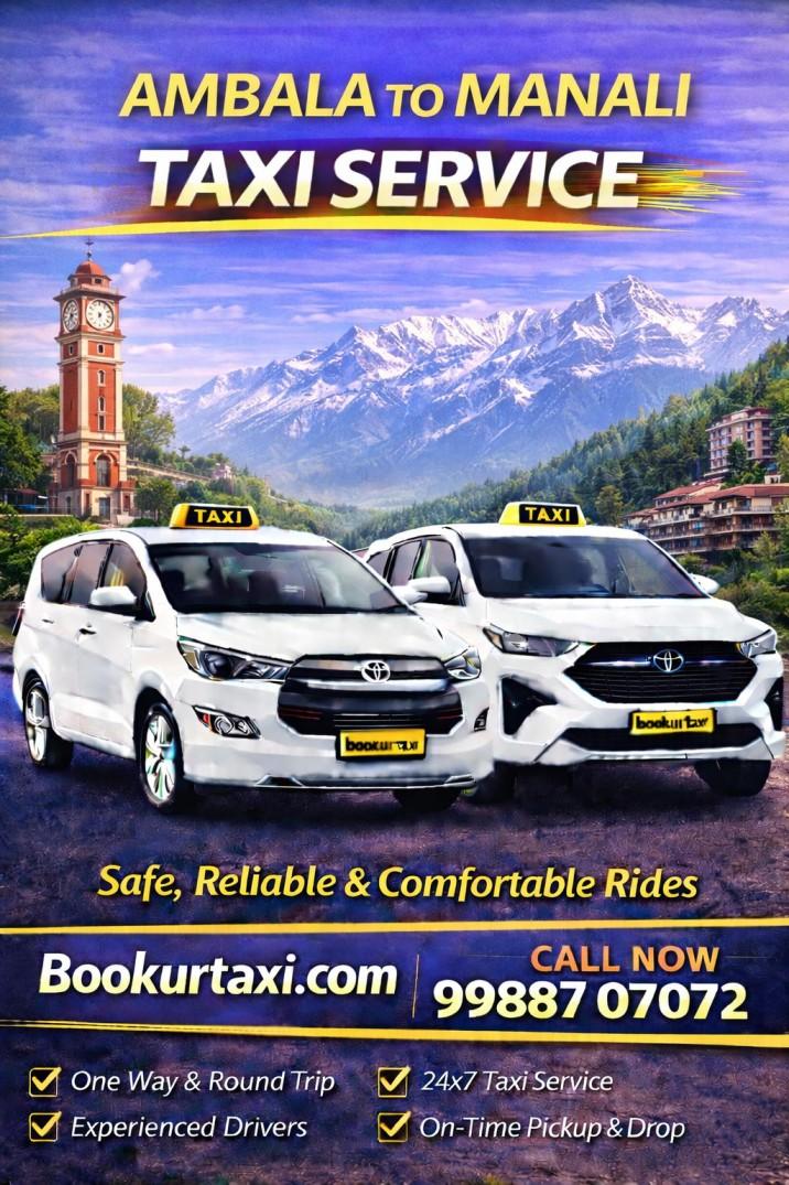 Ambala to Manali Taxi