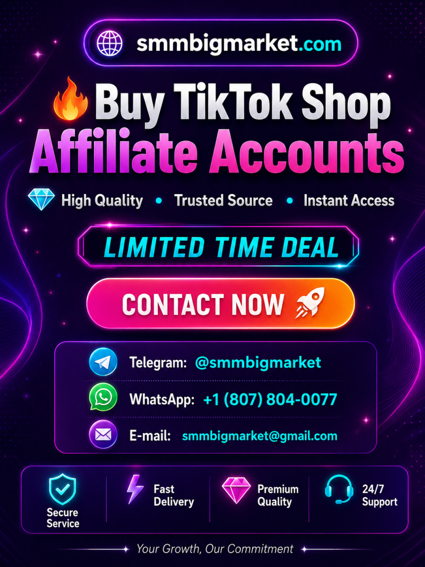 TikTok Shop Affiliate Accounts