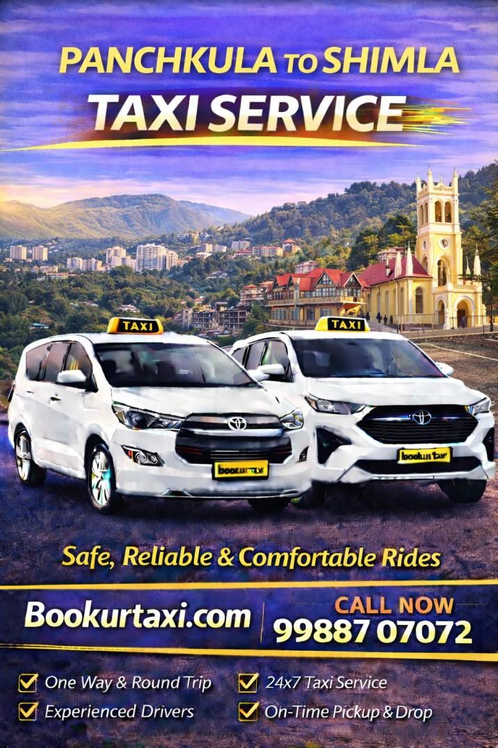 Panchkula to Shimla Taxi