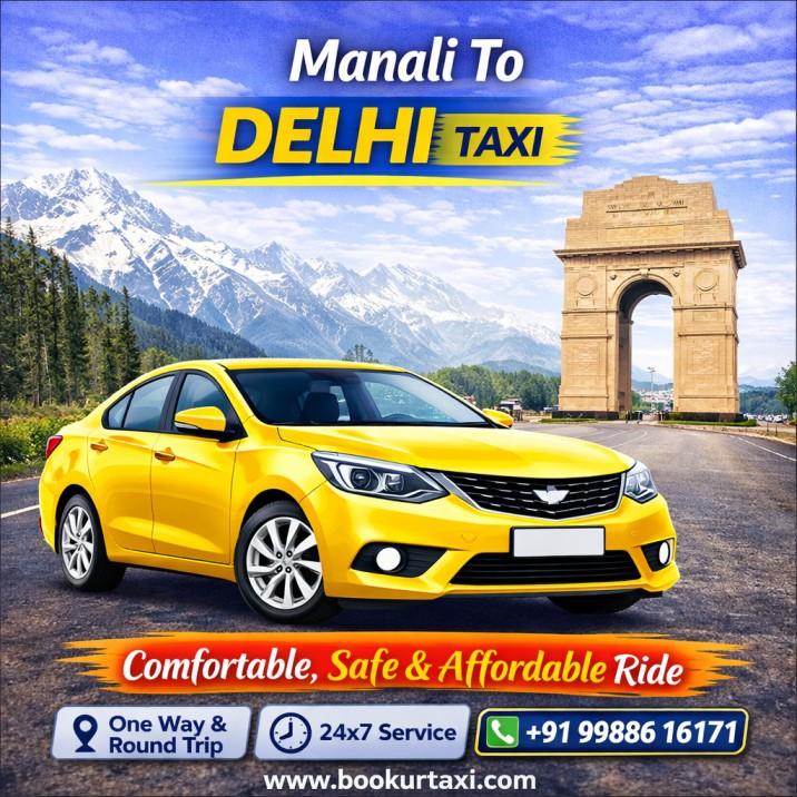 Manali to Delhi Airport taxi