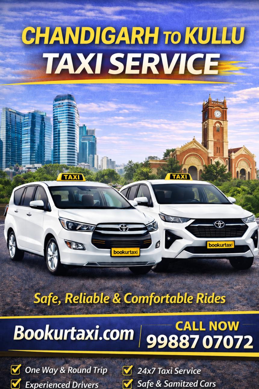 Chandigarh to kullu Taxi