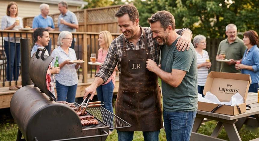 bbq leather apron