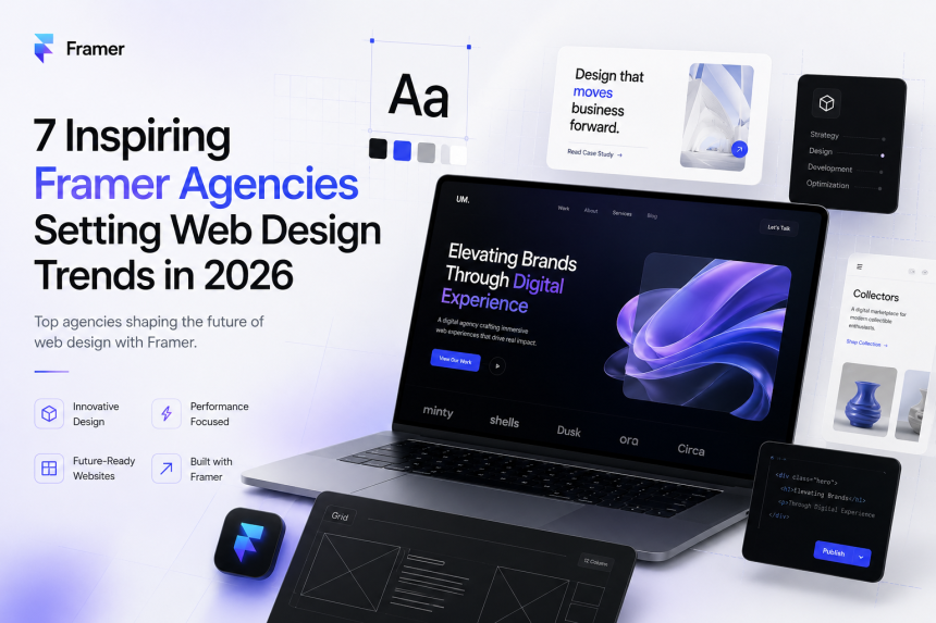 7 Inspiring Framer Agencies Setting Web Design Trends in 2026