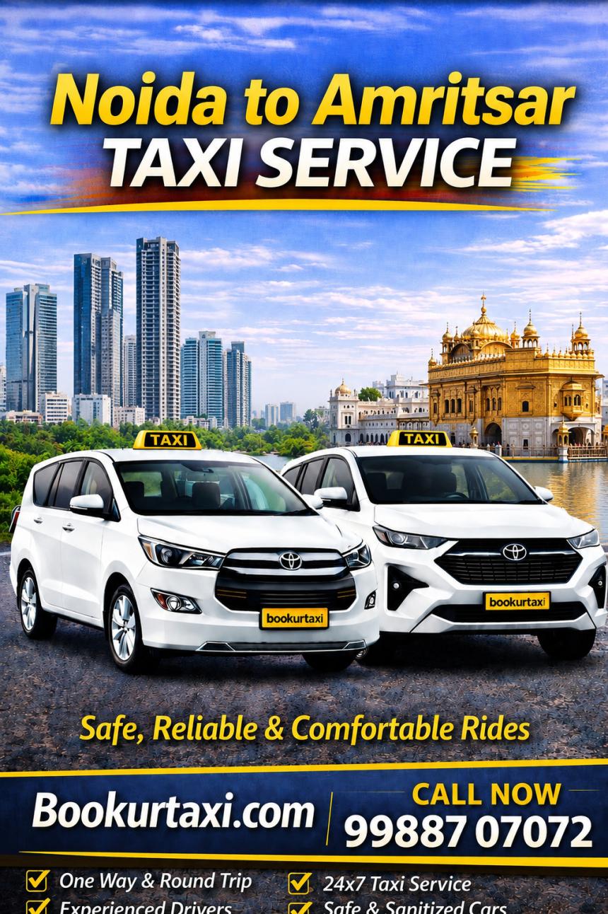 Noida to Amritsar Taxi