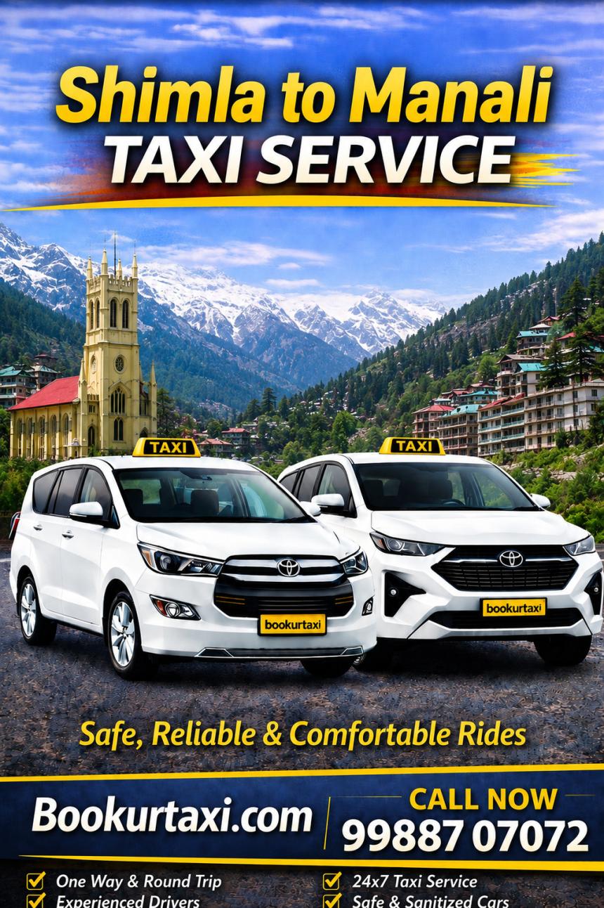 Shimla to Manali Taxi