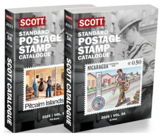 2025 Scott Stamp Postage Catalogue Volume 5: Cover Countries N-Sam (2 Copy Set): Scott Stamp Postage Catalogue Volume 5: Countries N-Sam (Paperback)
