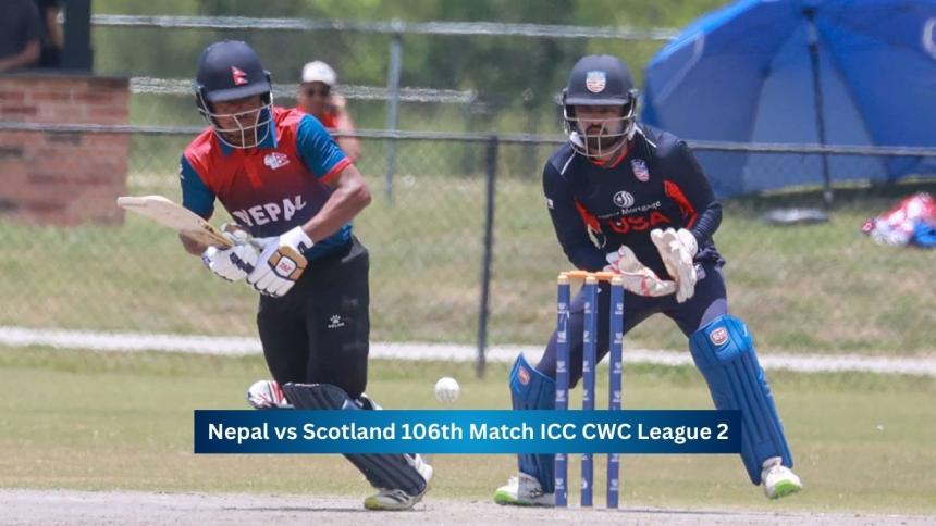 Nepal vs United States of America, Match 106, ICC CWC League 2