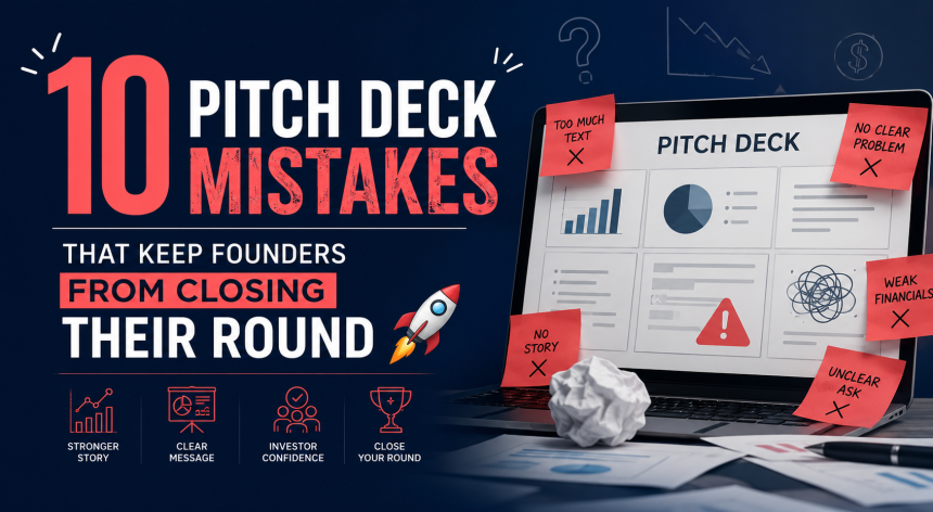 10 Pitch Deck Mistakes That Keep Founders From Closing Their Round