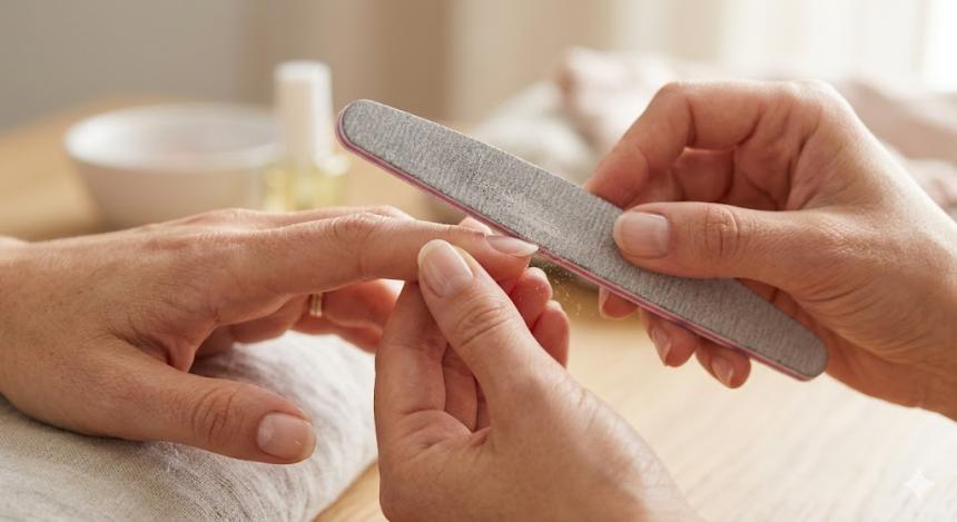buffing nails