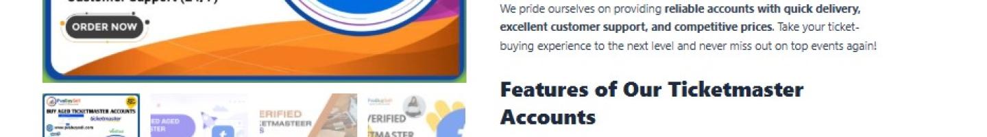 Buy Aged Ticketmaster Accounts