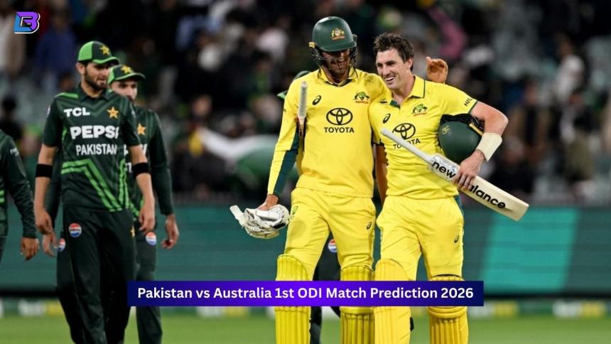 Pakistan vs Australia, 1st ODI Match 2026