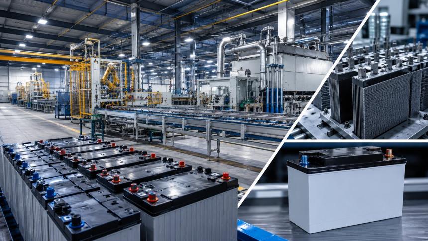 Lead Acid Battery Manufacturing Plant