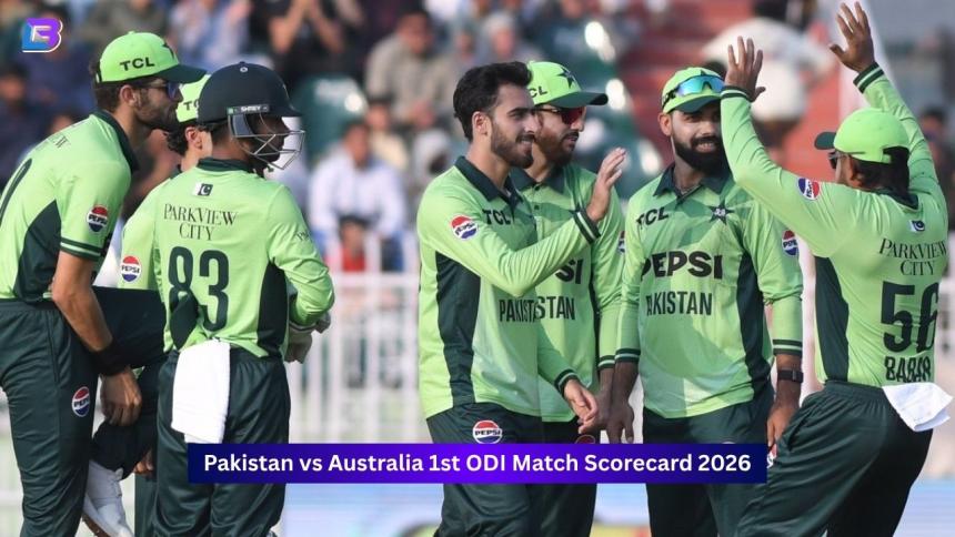 Pakistan vs Australia, 1st ODI Match 2026