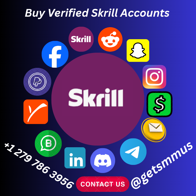 How To Buy, Verified Skrill Accounts?