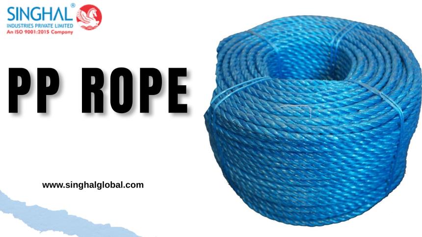 Durable PP rope for strong and reliable applications