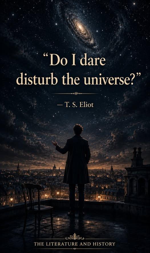 “Do I dare disturb the universe?”