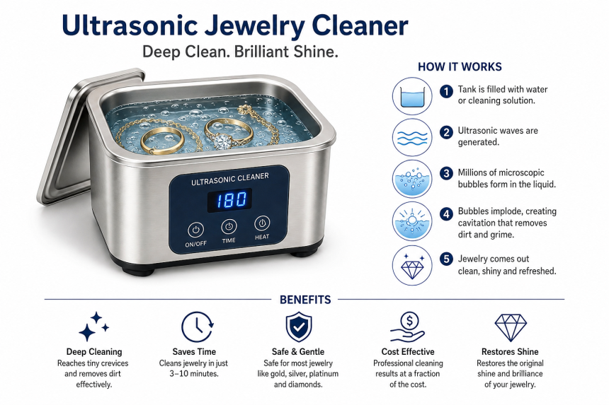 Ultrasonic Jewelry Cleaner: How It Works, Best Models, and Safe Usage Tips