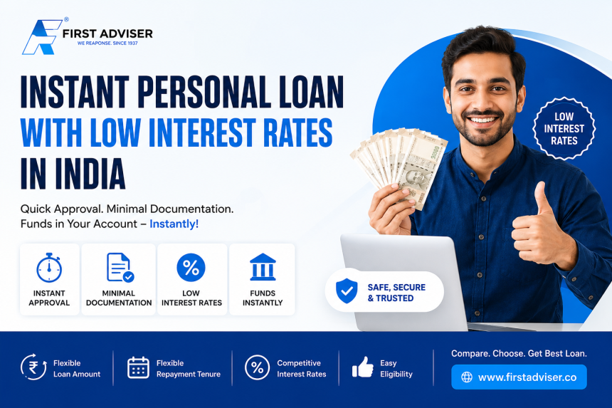 How to Get an Instant Personal Loan with Low Interest Rates in India