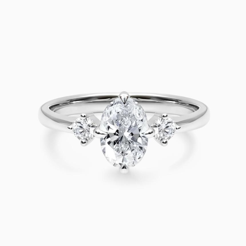 Why Oval-Cut Diamonds Are Perfect for Three-Stone Engagement Rings