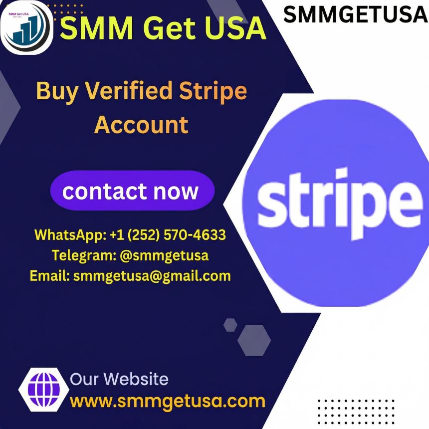 Buy Verified Stripe Account with Business Verification & Dashboard Access from smmgetusa.com