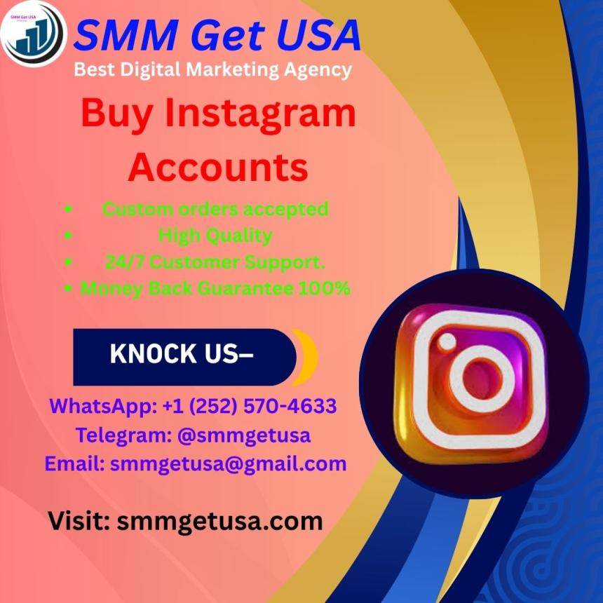 Buy Old Instagram Accounts – Real, Active & Secure Profiles from smmgetusa.com