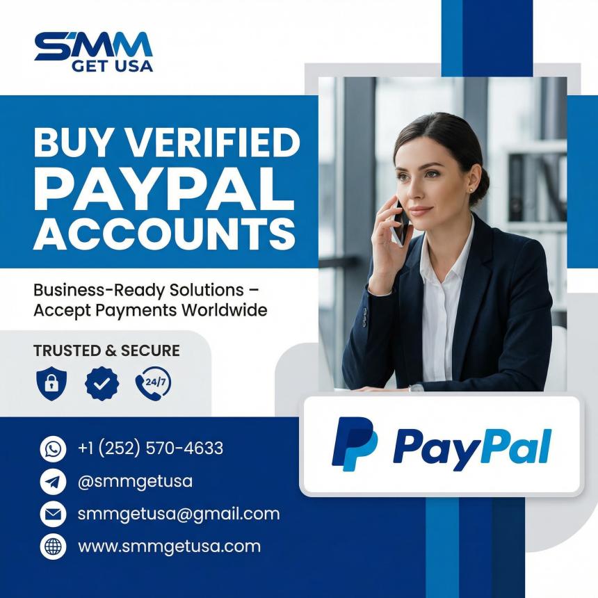 High Trust Platform: Buy Verified PayPal Accounts for Smooth Daily Transactions from smmgetusa.com
