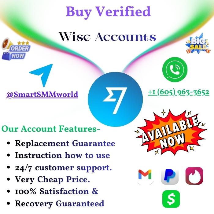 Buy Verified TransferWise Accounts| smartsmmworld 100% Customers Satisfaction and best sales man
