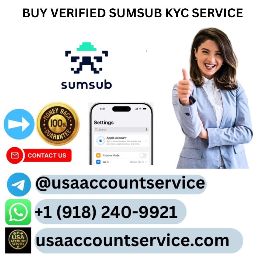 Buy Verified Sumsub Accounts Kyc For Sale 2026...