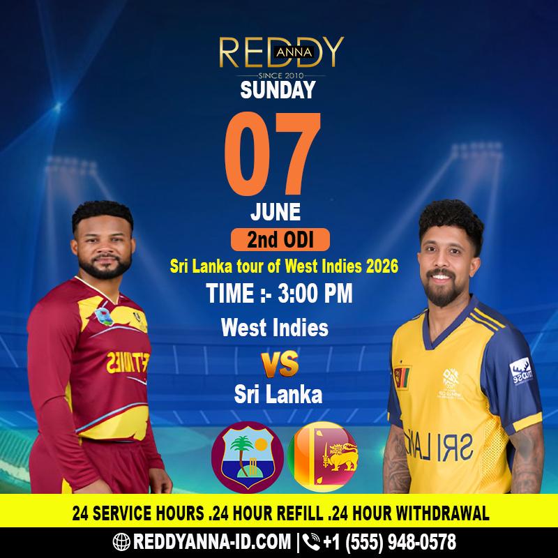 Reddy Anna Preview: West Indies vs Sri Lanka 2nd ODI Today.