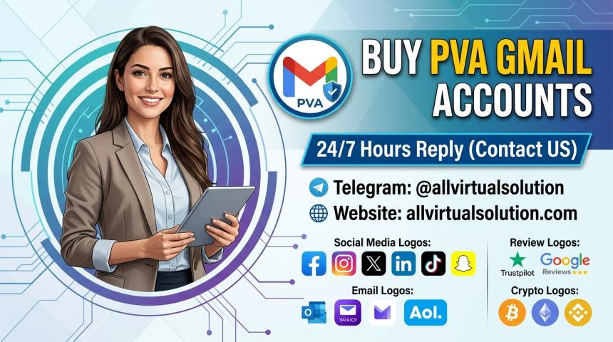 Top 12 Places to buy PVA Gmail Accounts Worldwide Service in 2097 Smart Solutions for Your Digital Needs allvirtualsolution