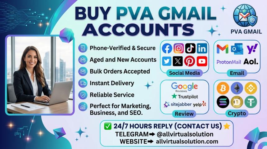 Top Online 6 Places to Buy PVA Gmail Accounts Online Worldwide Service in 2099