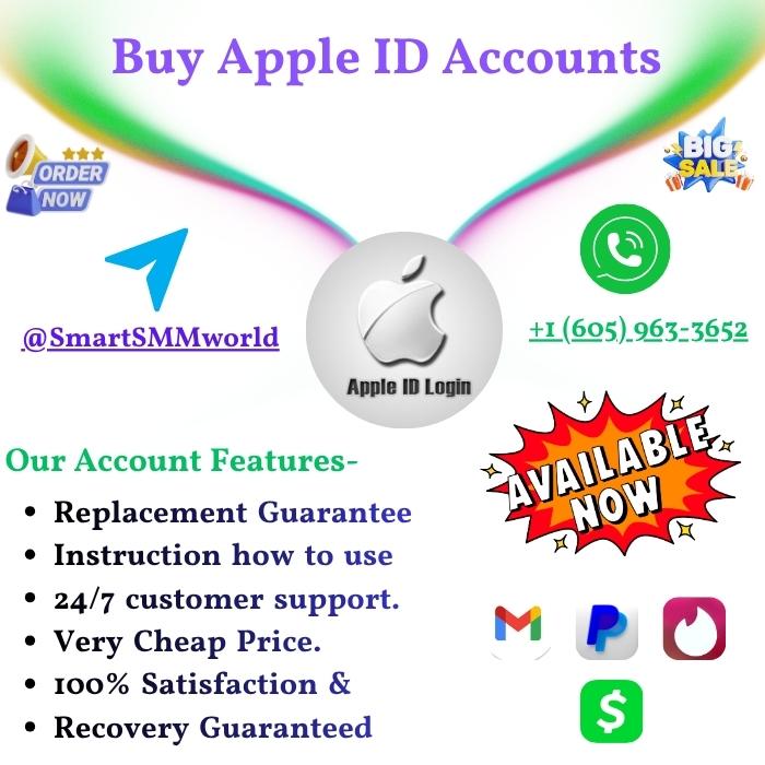 Buy Apple ID Accounts - 100% Safe business & Personal Best site in 2026