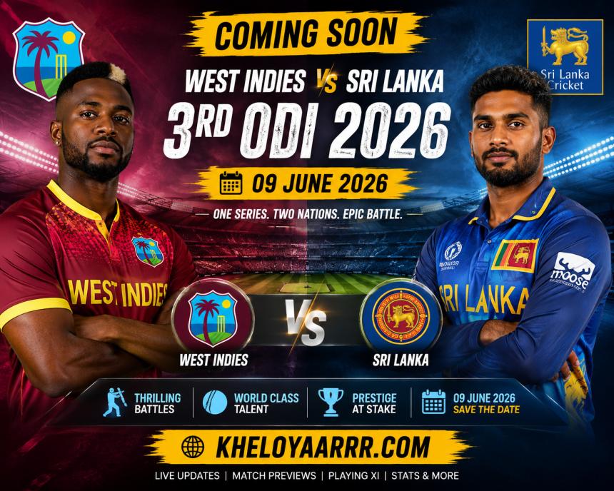 Sri Lanka vs West Indies 3 ODI 2026: Complete Series Guide, Match Schedule, Squads, 2026
