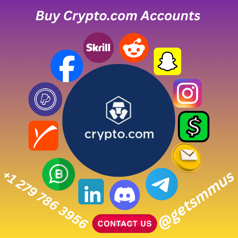 Buy Crypto.com Accounts (PVA & 100% Phone Verified)