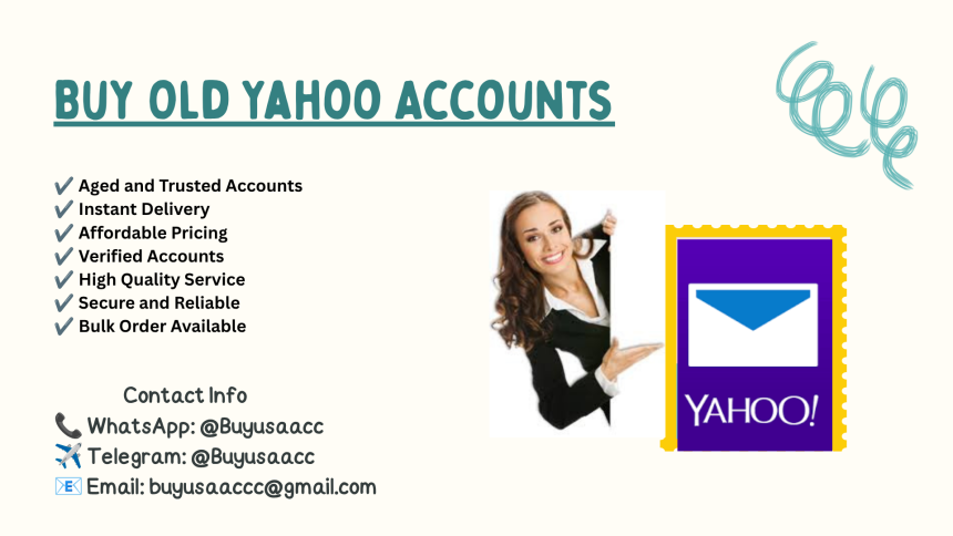 Buy Aged Yahoo Accounts: Get Ahead of Your Competition