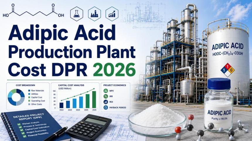 How to Setup an Adipic Acid Production Plant 2026: Cost, Licenses & Process Explained