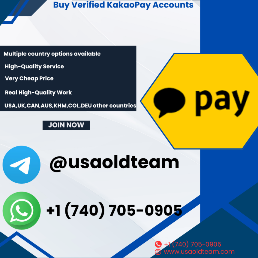 Where To Buy Verified KakaoPay  Account In Fully Verified