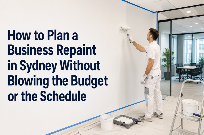 How to Plan a Business Repaint in Sydney Without Blowing the Budget or the Schedule