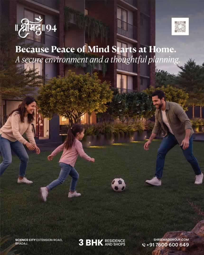 3 BHK Apartments Near Science City Ahmedabad with Modern Amenities